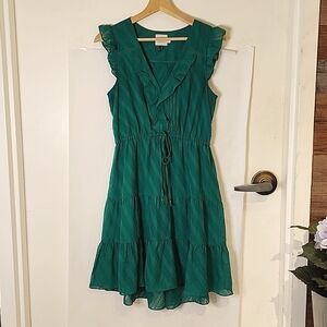 Anthropology HD in Paris Green Dress size 6
